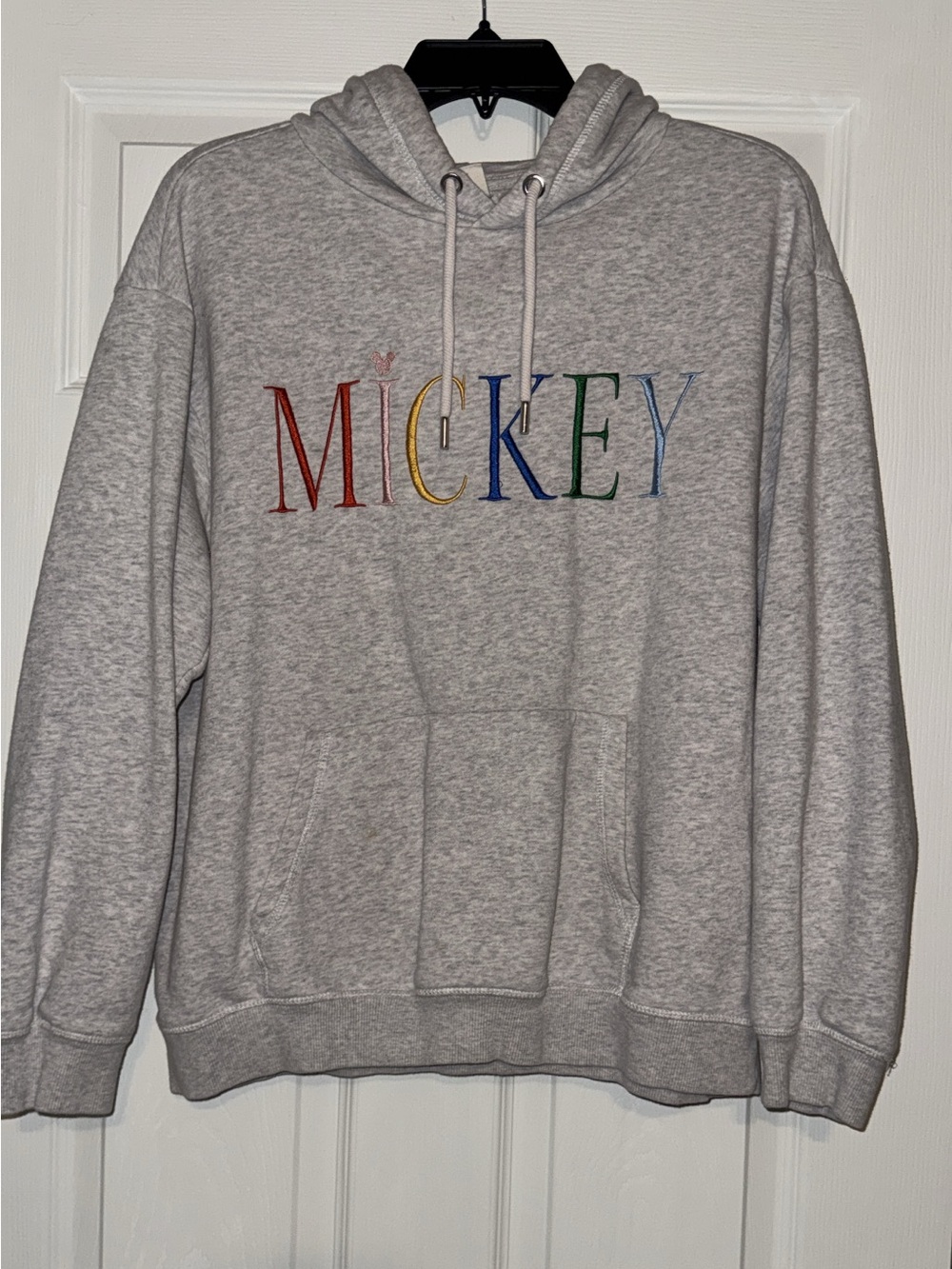 H&M - Disney Hoodie Sweater Casual Pullover with Mickey Embroidered